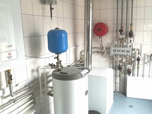 Подключение газового котла в Островце