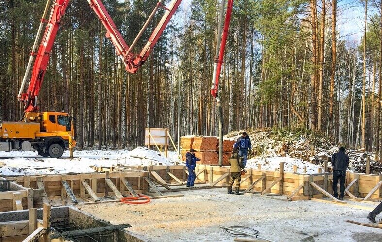 Расценки на бетонные работы в Островце